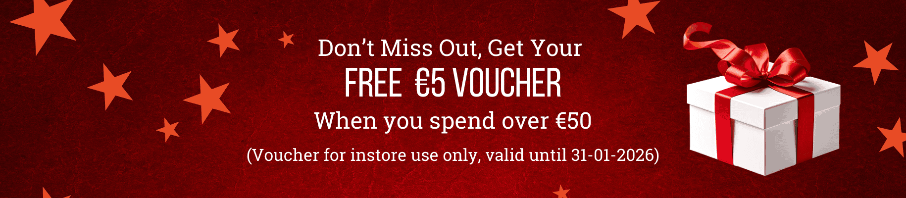 €5 Christmas Voucher